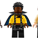 From Left to Right: Han, Chewbacca, Lando, Qi’ra, and a Kessel Droid.